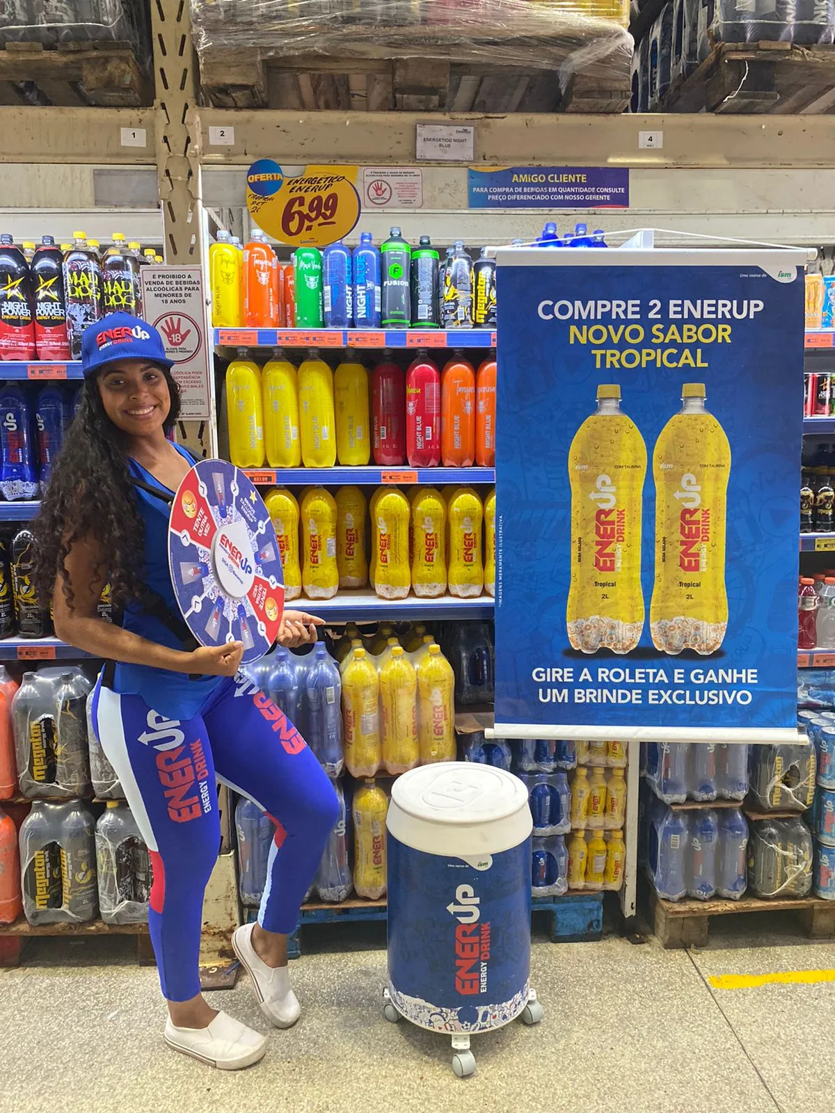 Live marketing e ativacao promocional da Pegasus no ponto de venda engajando consumidores no Nordeste